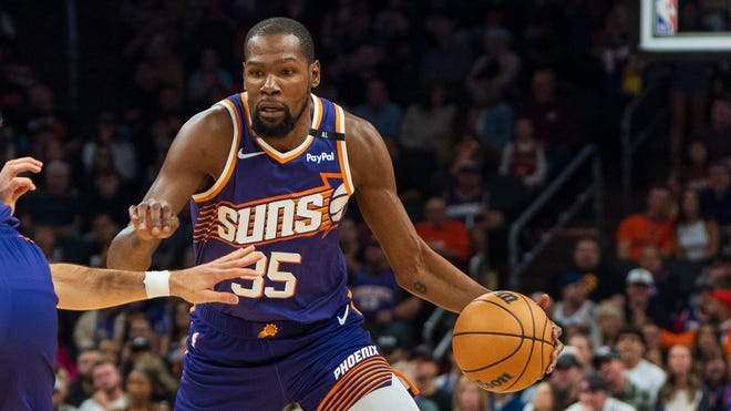 Die durchschnittliche Spielzeit des 36-jährigen Kevin Durant beträgt bis zu 39,3 Minuten